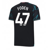 Pánský Fotbalový dres Manchester City Phil Foden #47 2023-24 Třetí Krátký Rukáv